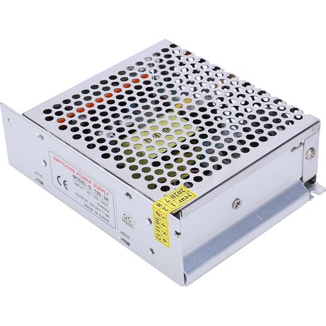 Alimentation à découpage universelle (24 V, 5 A) pour rubans LED et caméras de surveillance (1/5)