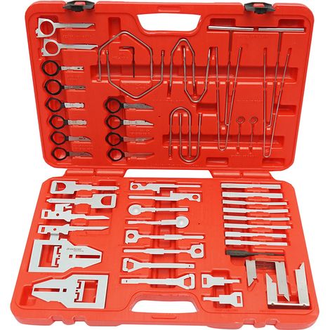 Set di estrattori per rimuovere radio/navigazione auto 52 pezzi Breckner Germany (1/5)