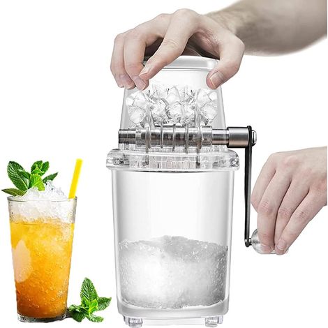 Eiscrusher – 1,25-Liter-Eisbehälter – Manueller Eiscrusher – Slush-Eis-Maschine – Eiscrusher – Eismühle – Eiswürfelmaschine – Eiswürfelmaschine (1/5)