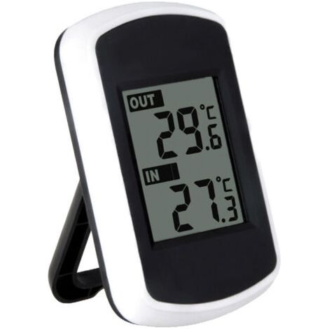 Testeur de température ambiante de mesure de température de thermomètre intérieur et extérieur sans fil LCD (1/5)