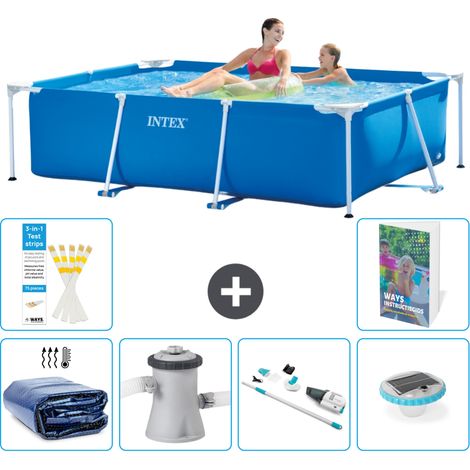 Rechteckiger Frame Pool - 220x150x60 cm - 7-teilig S81