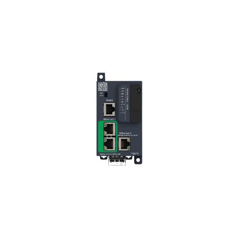 Modicon M251, contrôleur, ports Ethernet+série, 24VCC  - TM251MESE