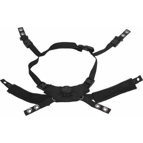 Système de suspension réglable par molette, jugulaire, accessoires pour casque Fast for MICH for Wendy, noir (1/5)