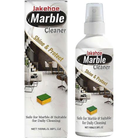 Nettoyant pour marbre (1 à 3 pièces), produit de polissage pour marbre, nettoyant et lustrant pour marbre, nettoyant pour le nettoyage des sols en marbre et en bois - Nettoie, polit et protège (1 pièc (1/5)