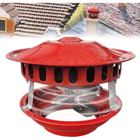 Extracteur de fumée silencieux 100 W pour cheminée, ventilateur d'extraction de 12 à 21 cm, à 7 pales. (1/5)