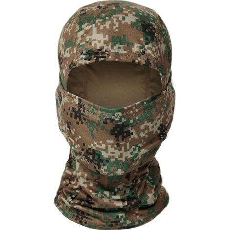 MILITÄRISCHE THERMOAKTIVE Taktische ASG Sturmhaube 1 Loch MOSA GRÜN