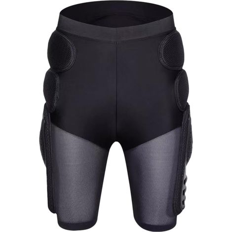 Short de Protection Rembourré Protection Résistant Aux Chocs avec Coussinets Amovibles pour Sports d'hiver Motocross Vélo Adapté Aux Adultes SP (1/5)