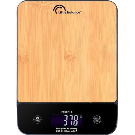Bilancia da cucina elettronica Little Balance LB 8712 10 kg Legno