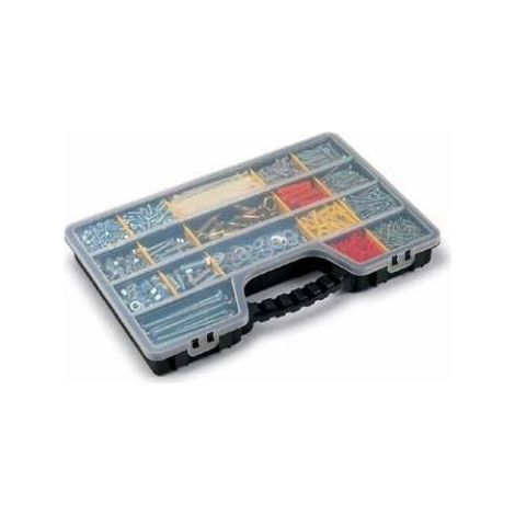 Terry 1000624 Pro Organizer 24 Valigetta Portaminuterie 15 divisori mobili doppia chiusura colore Nero