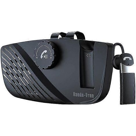 Kit mains libres Bluetooth pour voiture avec haut-parleur intégré au pare-soleil, Bluetooth 5.0 et lecteur MP3 sans fil. (1/5)