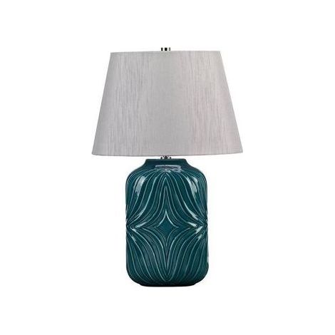 Elstead Muse Turqse - 1 Lampe de Table Lumineuse Turquoise, E27 (1/3)
