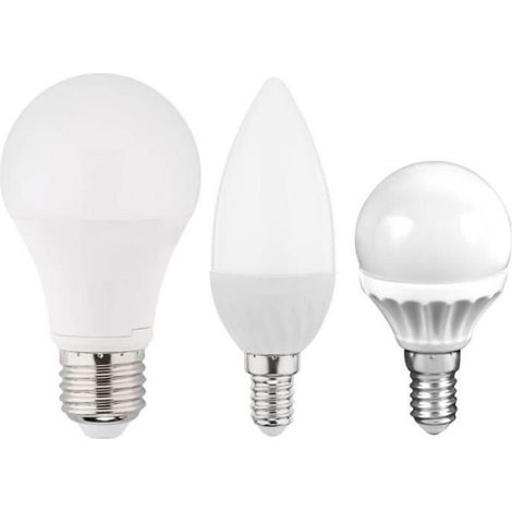 Ampoule Led - E14 - 5,5 W - Blanc Chaud 2700 K - Intérieur - Pack De 4 (1/4)