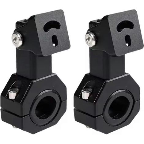 Support de fixation pour phare de moto, kit de fixation pour mini-barre lumineuse, supports de barre lumineuse réglables et robustes pour moto (1/5)