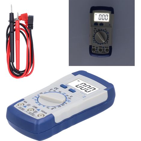 Hochpräzises digitales Multimeter 830L, Taschenformat, vollständig geschützt, hitzebeständig, mit akustischem Alarm, Durchgangs-/Unterbrechungsprüfer (1/5)