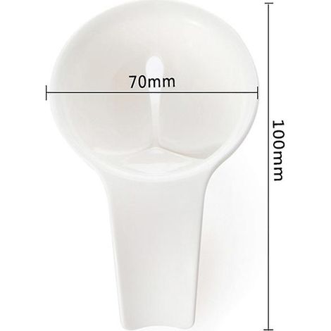 Séparateur d'œufs de qualité alimentaire (blanc)