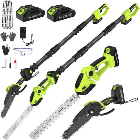 Taille-haie et tronçonneuse à batterie télescopique Combo, mini (1/5)