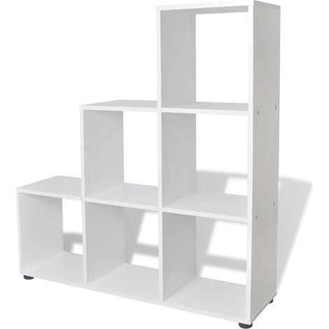 Maison Exclusive - Libreria Scalare / Scaffale Espositore 107 cm Bianco