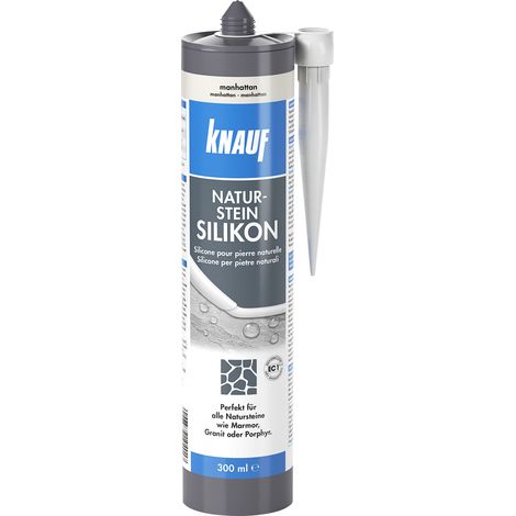 Knauf Naturstein Silikon manhattan 300 ml Silikon & Acryl (1/3)