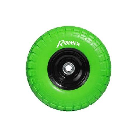 Ribimex – Roue increvable 260mm – Jante métal laqué – Moyeu déporté – Charge maximale pour usage intensif – Roue pour diable et chariot (1/2)