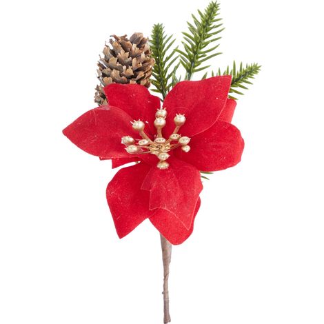 ARPIMEX Pick Stella di Natale con Pigna Red 1 Pz