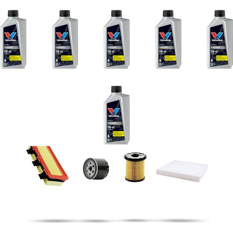 Kit tagliando 4 FILTRI e 6L OLIO compatibile con Renault Clio II 1.9 Diesel 47kw Dal 1998 (1/5)