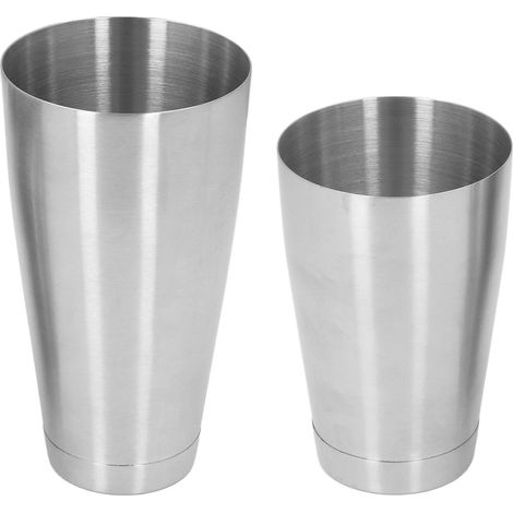 Kit de Shaker à Cocktail en Acier Inoxydable, Tasses à Double Fond pour Mixologie et Bar (1/5)