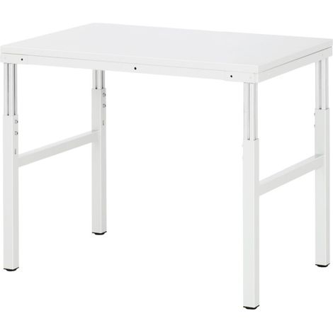 Table de travail de base mélamine Rau LxPxH 1000x700x650-1000mm (1/4)