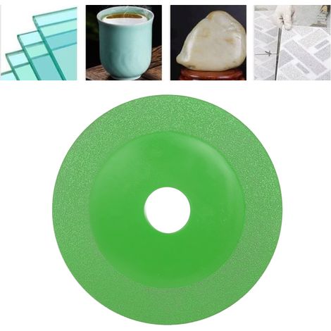 Glastrennscheibe: Grüne Glastrennscheibe, ultradünnes Diamantsägeblatt, Sägeblatt zum Schleifen von Weinflaschen. (1/5)