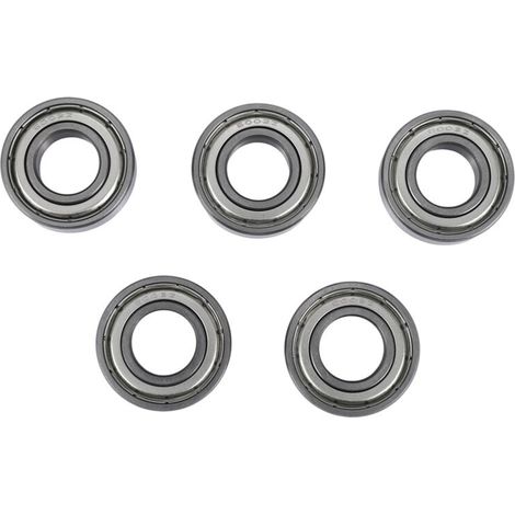 6002Z Roulements à Billes MéTalliques BlindéS 15 X 32 9 Mm 5 PièCes, Argent (1/4)
