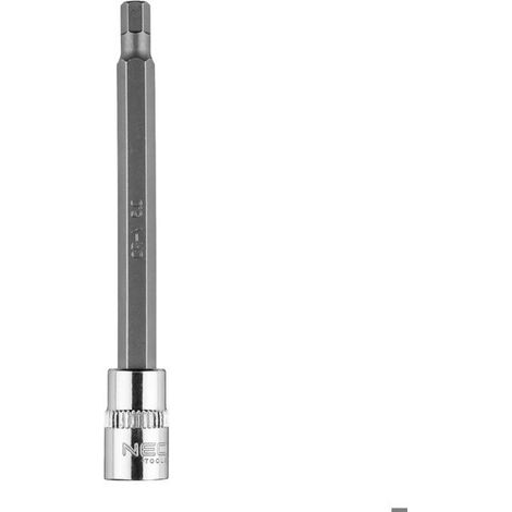 Embout Hexagonal H5 - Douille 1/4 Pouces - Acier Chrome-Vanadium - Longueur 87 mm - Vendu à l'unité (1/5)
