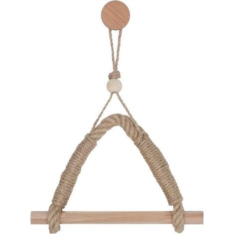 Porte-papier toilette vintage en corde de chanvre pour salle de bain (1/4)