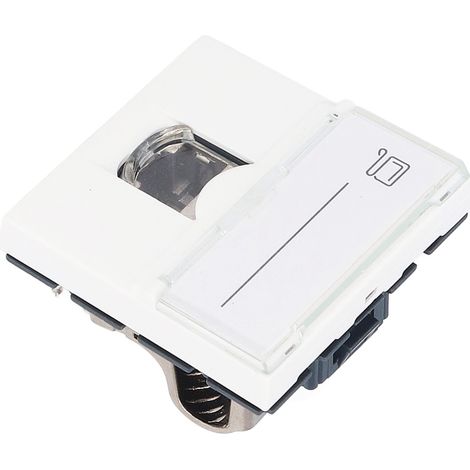 Module de prise réseau CAT6A RJ45, adaptateur français blindé en ABS, accessoire pour ordinateur (1/5)