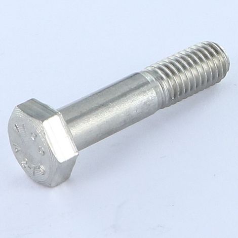 Corps de boulon filetage partiel Inox A2 Tête hexagonale TH M8X36 Filetée sur 15-1 pièce (1/2)