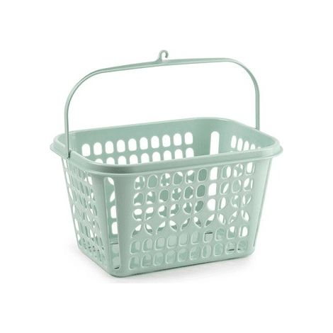 Cesta pinzas de plastico  Verde claro (1/4)