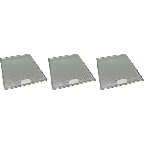 3 x Universal Cooker Hood Metal Grease Filter 284mm x 352mm (1/2)