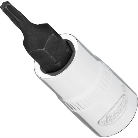 VIGOR Steckschlüsseleinsatz, 3/8 (10 mm) Vierkant hohl, Innen TORX Profil, SW T47 (1/4)