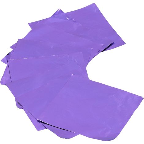50 feuilles de papier aluminium brillant violet pour emballage de pâtisserie maison (chocolats, bonbons, etc.) (1/5)
