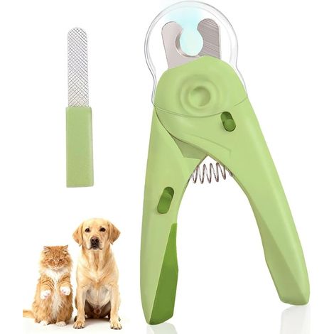 Coupe-ongles pour animaux, coupe-ongles pour animaux, sûr et facile à utiliser, parfait pour les chiens et les chats, qualité professionnelle - végétal (1/5)