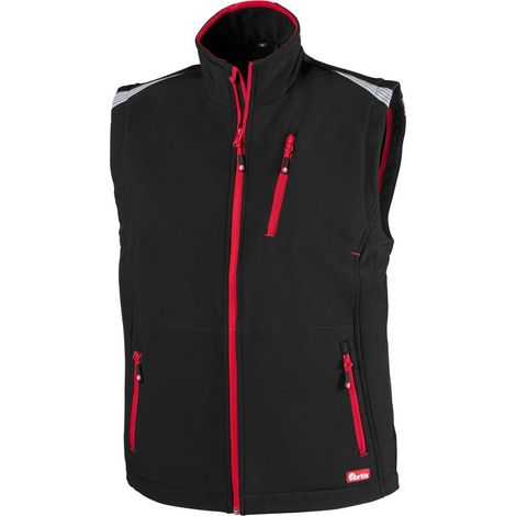 FORTIS Herren Weste 24, schwarz/rot Gr.2XL (1/5)