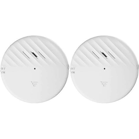 Détecteur de bris de verre, alarme de fenêtre avec alarme de 125 dB, alarme à capteur de vibration du verre pour votre maison, bureau (2 pièces) (1/5)