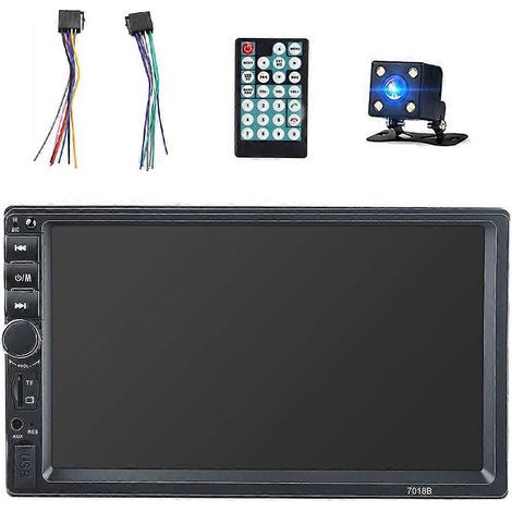 Autoradio universel 7 pouces 2 DIN avec lecteur MP5, enregistreur et Bluetooth, écran tactile, stéréo et lecteur multimédia. (1/5)