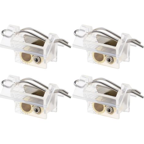 4pcs Stores Cordon Serrure Stores Mécanisme d'aide Pièces de Rechange Stores de Fenêtre Composants Meubles de Maison Décor Accessoires Transparent (1/5)