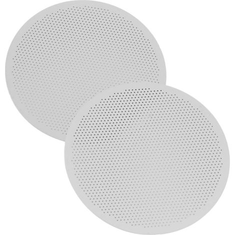 2 paquets d'écran de rondelle d'espresso, écran de rondelle de porte-filtre à café, filtre à café en acier inoxydable 304, pour panier de filtre de porte-filtre à expresso (53MM) (1/5)