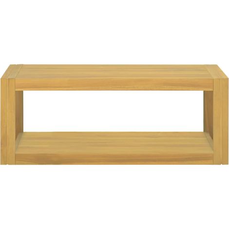 Maison Exclusive - Mobile da Bagno a Parete 90x45x35 cm in Legno Massello di Teak