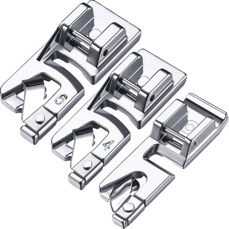 Nähmaschine, Stickrahmen und Nähfuß-Set – geeignet für den Heimgebrauch, 3 mm, 4 mm und 6 mm (3er-Pack)
