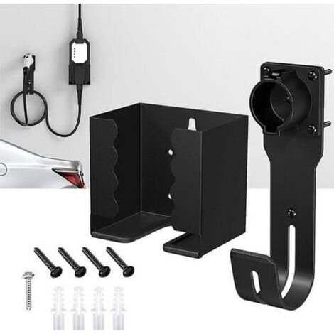 Support Mural pour Chargeur EV - Organiseur pour Station de Charge - Support Mural - Compatible avec la Plupart des Normes européennes (1/5)