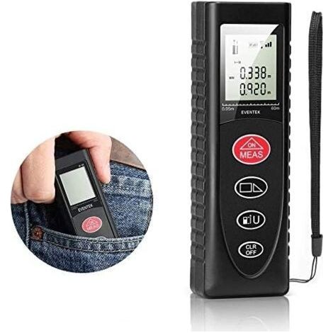 Télémètre laser 60 m, micro-télémètre laser (0,15 (1/3)