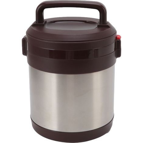 Boîte-repas isotherme sous vide 1.3L en acier inoxydable 304, idéale pour étudiants et travailleurs, portable et robuste. (1/5)