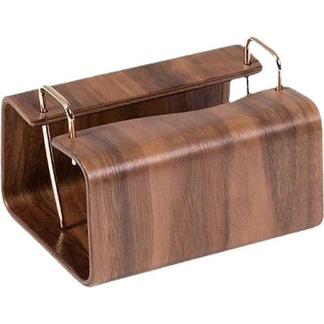 Boîte à mouchoirs en bois rétro, porte-mouchoirs pour salon, porte-serviettes en papier pour bureau, décoration intérieure (1/5)