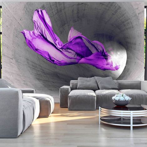 Papier peint apparition violette - 150 x 105 cm (1/4)